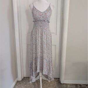 Magnolia Boutique Hi-Lo Babydoll Maxi Dress MEDIUM Cottagecore Fairy Prairie